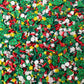 FAKE Christmas Tree Forest Themed Mix Polymer Clay Sprinkle (NOT EDIBLE) D28-08