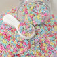 FAKE Colorful Pastel Peppermint Polymer Clay Sprinkle (NOT EDIBLE) D35-24