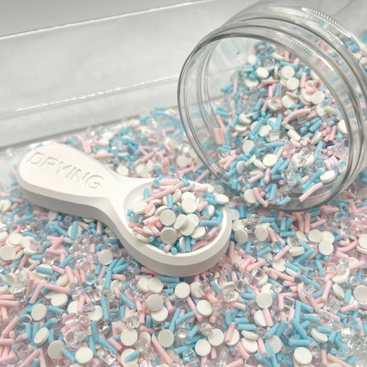 FAKE Cotton Candy Faux Ice Polymer Clay Sprinkle Mix (NOT EDIBLE) D4-26