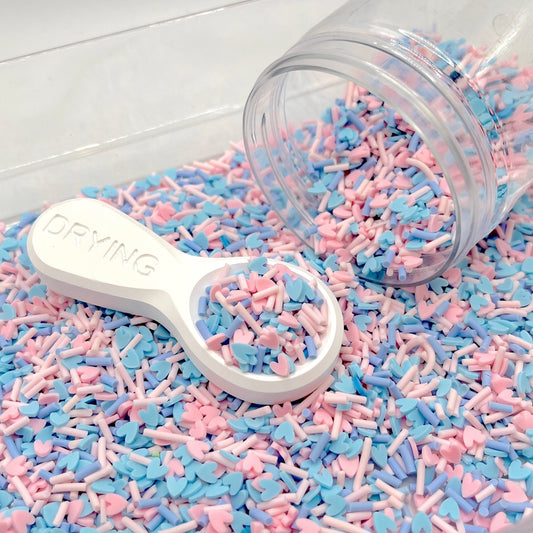 FAKE Cotton Candy Love Polymer Clay Sprinkle Mix (NOT EDIBLE) D4-16