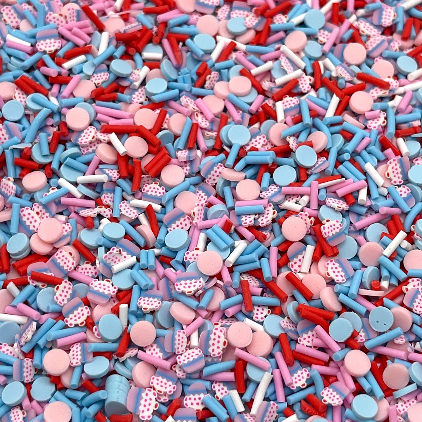 FAKE Birthday Confetti Polymer Clay Sprinkle Mix (NOT EDIBLE) D11-03