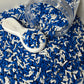 FAKE Dark Blue White Themed Polymer Clay Sprinkle Pieces Mix (NOT EDIBLE) D1-07