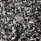 Double Black Star Themed Polymer Clay Sprinkle Mix (NOT EDIBLE) D25-14