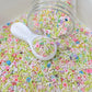 Flower Garden Party, Floral Polymer Clay Sprinkle Mix (NOT EDIBLE) D44-03