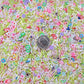 FAKE Flower Garden Party, Floral Polymer Clay Sprinkle Mix (NOT EDIBLE) D44-03