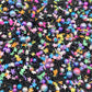 FAKE Gradient Pearl w/Rainbow Color Star Sprinkle Mix (NOT EDIBLE) D4-01