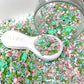 FAKE Leprechaun Spring Polymer Clay Sprinkle Pearl Mix (NOT EDIBLE) D43-21