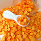 FAKE Light Orange, Japanese Star Candy Food Clay Sprinkle (NOT EDIBLE, 5MM/10MM)