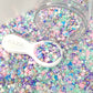 FAKE Light Purple Mermaid, Ocean Polymer Clay Sprinkle Mix (NOT EDIBLE) D47-25