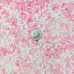 FAKE Pink Peppermint Rhinestones Polymer Clay Sprinkle Mix (NOT EDIBLE) D25-23