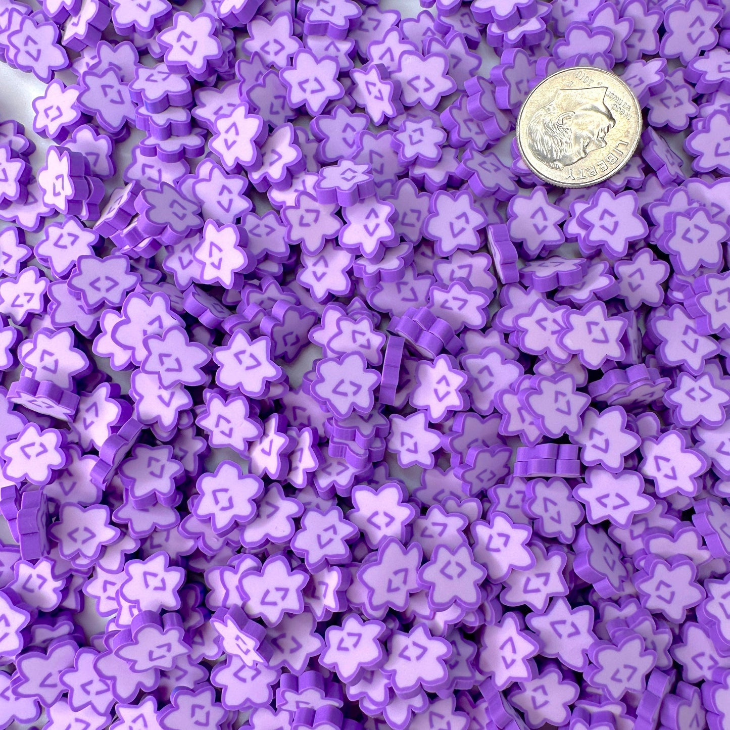 FAKE Light Purple, Japanese Star Polymer Clay Sprinkle (NOT EDIBLE, 5MM/10MM)