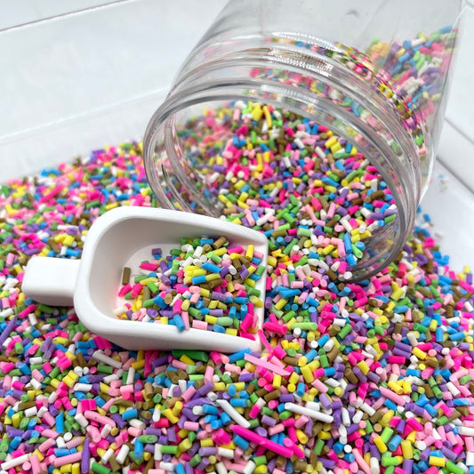 FAKE Mixed Color Polymer Clay Sprinkle Mix (NOT EDIBLE) D11-36