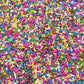 FAKE Mixed Color Polymer Clay Sprinkle Pieces Mix (NOT EDIBLE) D11-36