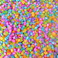 FAKE Mix Japanese Star Candy Food Polymer Clay Sprinkle (NOT EDIBLE, 5MM/10MM)