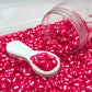 FAKE Mix Pink Lips, Valentine Polymer Clay Sprinkle Mix (NOT EDIBLE) D33-22