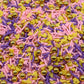 Pink Purple Mouse Head, Animal Polymer Clay Sprinkle Mix (NOT EDIBLE) D6-13