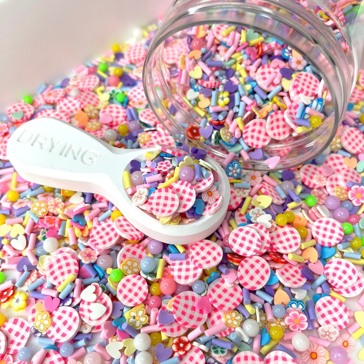 FAKE Nostalgic Picnic, Food Themed Polymer Clay Sprinkle Mix (NOT EDIBLE) D48-09