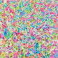 Pastel Heart Cutout Themed Polymer Clay Sprinkle Mix (NOT EDIBLE) D26-26