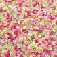 FAKE Pastel Sakura Leaf Polymer Clay Sprinkle Mix (NOT EDIBLE)  D9-03