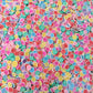 FAKE Pastel Swirl Slices Polymer Clay Sprinkle (NOT EDIBLE)