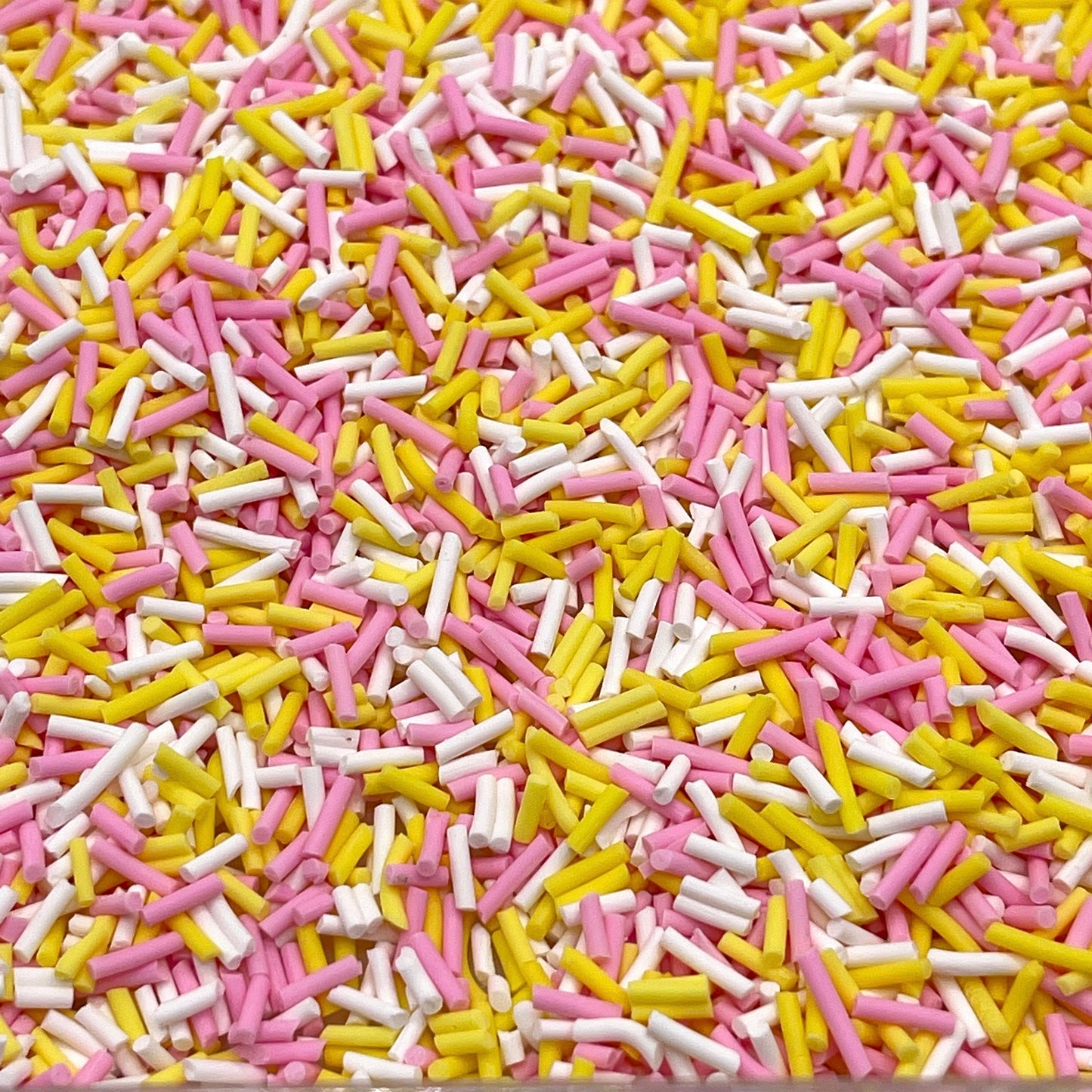 FAKE Pink and Yellow Lemonade Polymer Clay Sprinkle Mix (NOT EDIBLE) D11-24