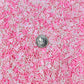 FAKE Pink Animal Paws Polymer Clay Sprinkle Mix (NOT EDIBLE) D37-01