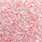 FAKE Pink Ice Love Faux Ice Polymer Clay Sprinkle Mix (NOT EDIBLE) D4-07