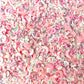 FAKE Pink Mousey Tombstone, Animal Halloween Clay Sprinkle (NOT EDIBLE) D48-32
