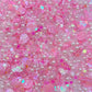 Pink Shell Pearl Polymer Clay Sprinkle Mix (NOT EDIBLE) D3-12