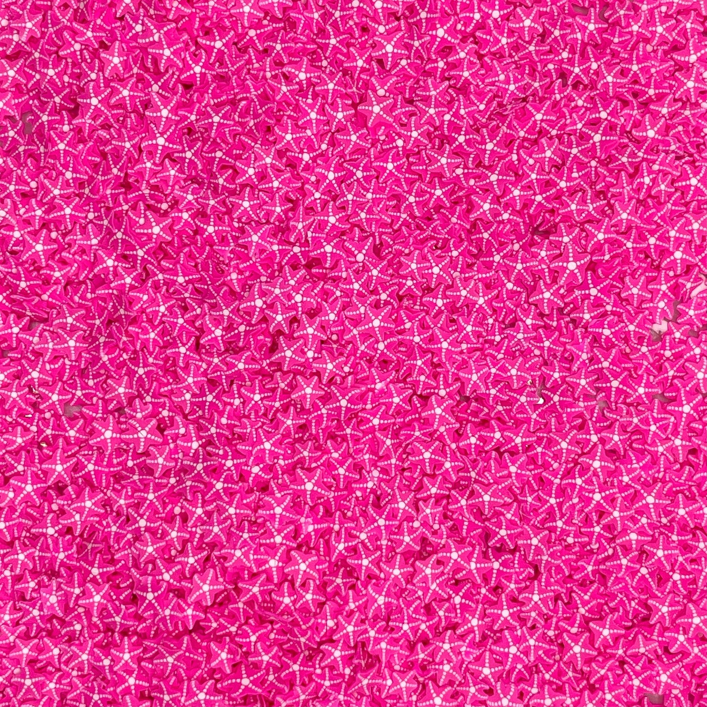 FAKE Pink Starfish Ocean Shell Polymer Clay Sprinkle (NOT EDIBLE) D33-03