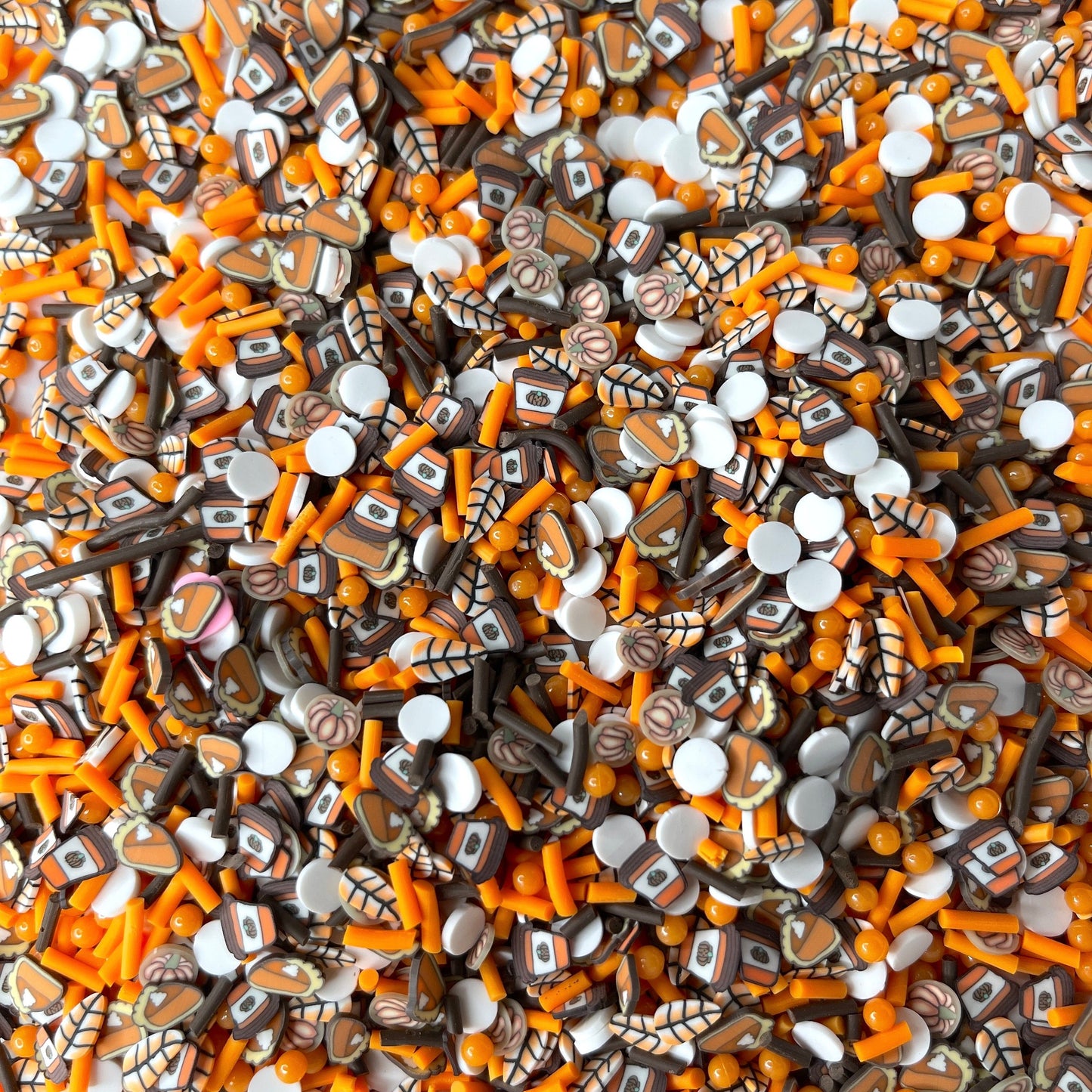 Pumpkin Spice Mix, Food Polymer Clay Sprinkle (NOT EDIBLE) D44-14