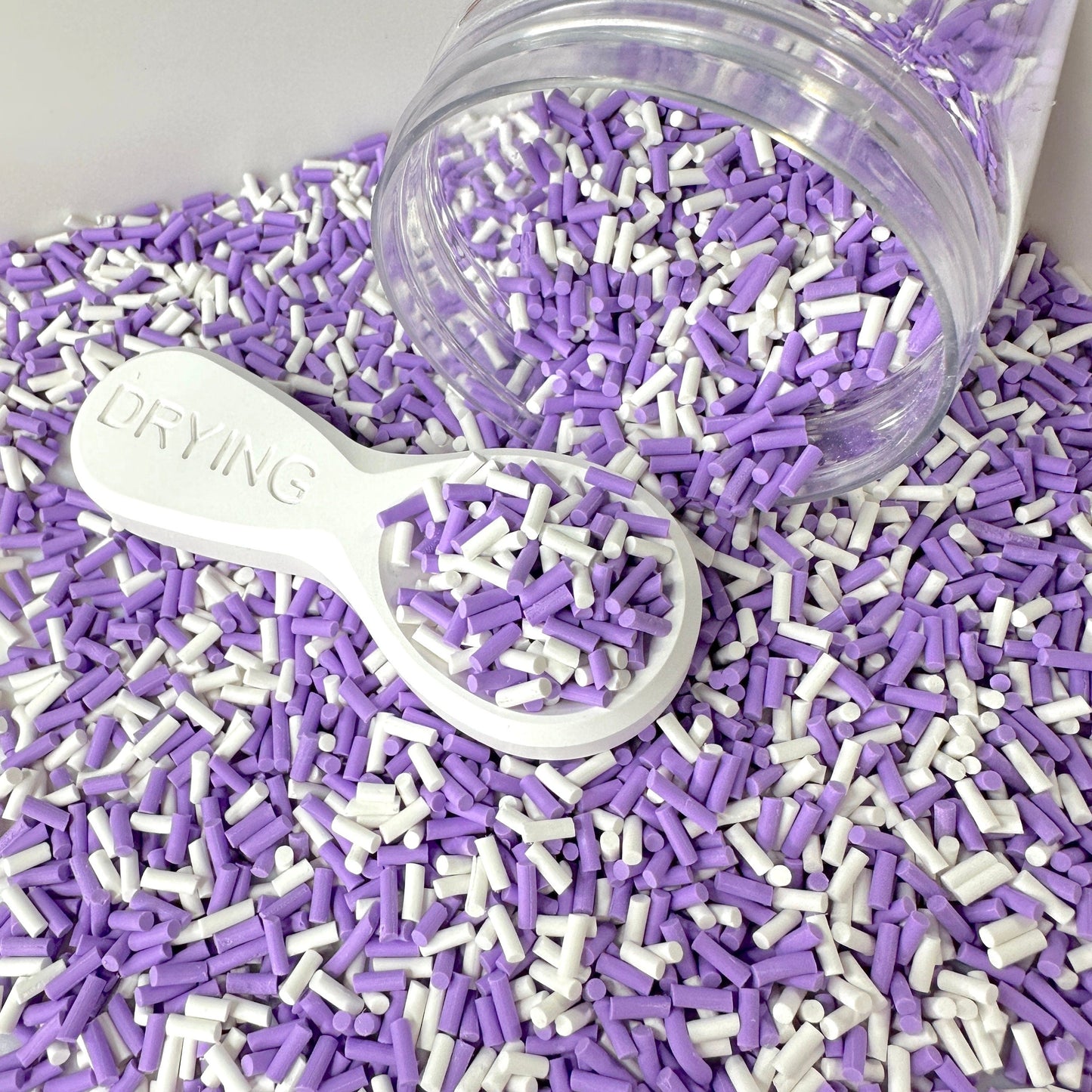 FAKE Purple and White Themed Polymer Clay Sprinkle Mix (NOT EDIBLE)  D1-04