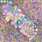 Pinky Flowers Pearls, Floral Polymer Clay Sprinkle Mix (NOT EDIBLE) D8-20