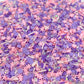 FAKE Purple Pink Winter Snowflake Polymer Clay Sprinkle Mix (NOT EDIBLE) D4-20