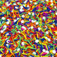 FAKE Rainbow Birthday Confetti Polymer Clay Sprinkle Mix (NOT EDIBLE) D11-12