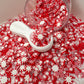 FAKE Red Peppermint, Christmas Themed Polymer Clay Sprinkle Mix (NOT EDIBLE)