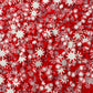 FAKE Red Peppermint, Christmas Themed Polymer Clay Sprinkle Mix (NOT EDIBLE)