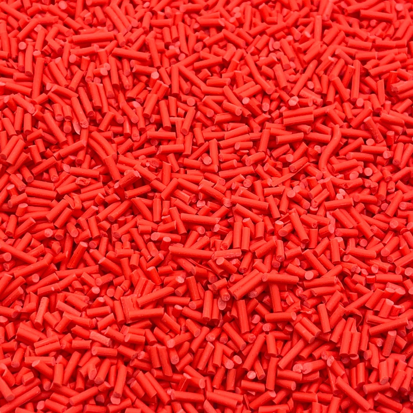 FAKE Red Short Polymer Clay Sprinkle (NOT EDIBLE) D16-01