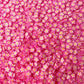 FAKE 5MM Rose Pink Flower, Floral Polymer Clay Sprinkle (NOT EDIBLE) D13-25