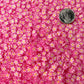 FAKE 5MM Rose Pink Flower, Floral Polymer Clay Sprinkle (NOT EDIBLE) D13-25