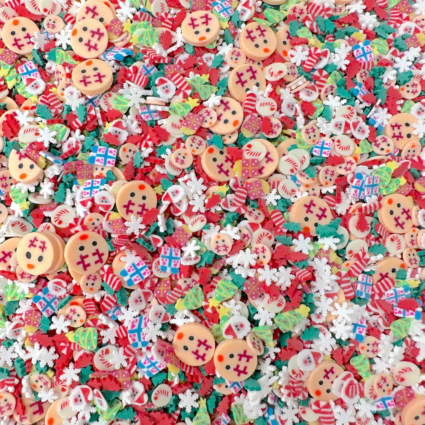 Santa's Christmas Eve Helper Polymer Clay Sprinkle (NOT EDIBLE) D8-11