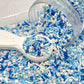 FAKE Snowflake Winter Wonder Polymer Clay Sprinkle Mix (NOT EDIBLE) D4-29