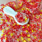 FAKE Strawberry Lemonade Polymer Clay Sprinkle Mix (NOT EDIBLE)  D2-04