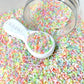 FAKE Tiny Glow in the Dark Polymer Clay Sprinkle Mix (NOT EDIBLE)  D26-09