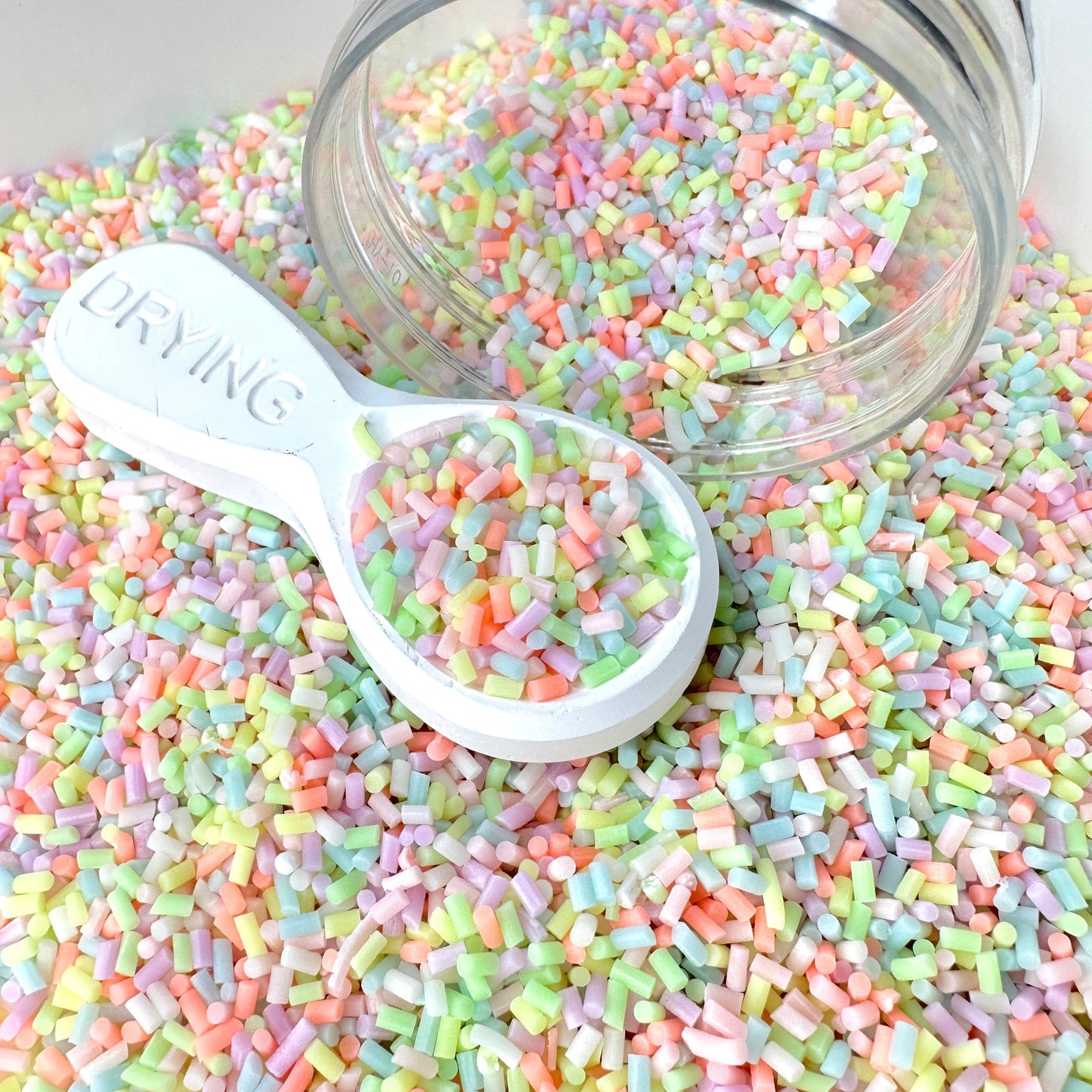 FAKE Tiny Glow in the Dark Polymer Clay Sprinkle Mix (NOT EDIBLE)  D26-09