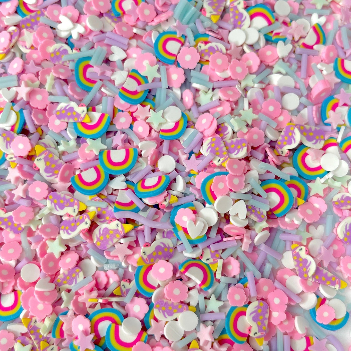 FAKE Unicorn Dream, Animal Clay Polymer Clay Sprinkles Mix (NOT EDIBLE) D4-09