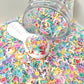 FAKE Unicorn Swirl, Animal Mix Polymer Clay Sprinkle (NOT EDIBLE) D35-33