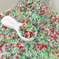 Watermelon Kiwi Fruit Mix Polymer Clay Sprinkle (NOT EDIBLE) D37-14