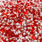FAKE Winter Gloves Sock Christmas Polymer Clay Sprinkle Mix (NOT EDIBLE) D7-04