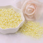 FAKE Yellow No Hole Pearls (2.5MM-5MM; NOT EDIBLE) D12-12